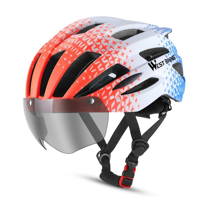 Casque de vélo avec visière intégrée outlet