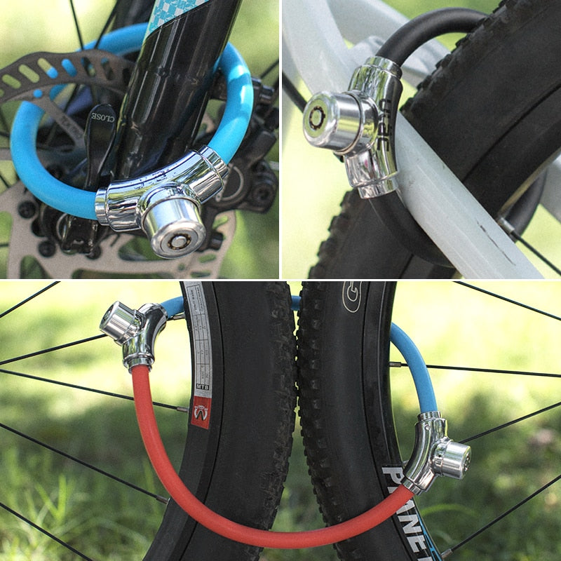 Antivol câble de vélo rigide mini Pédale Maurice