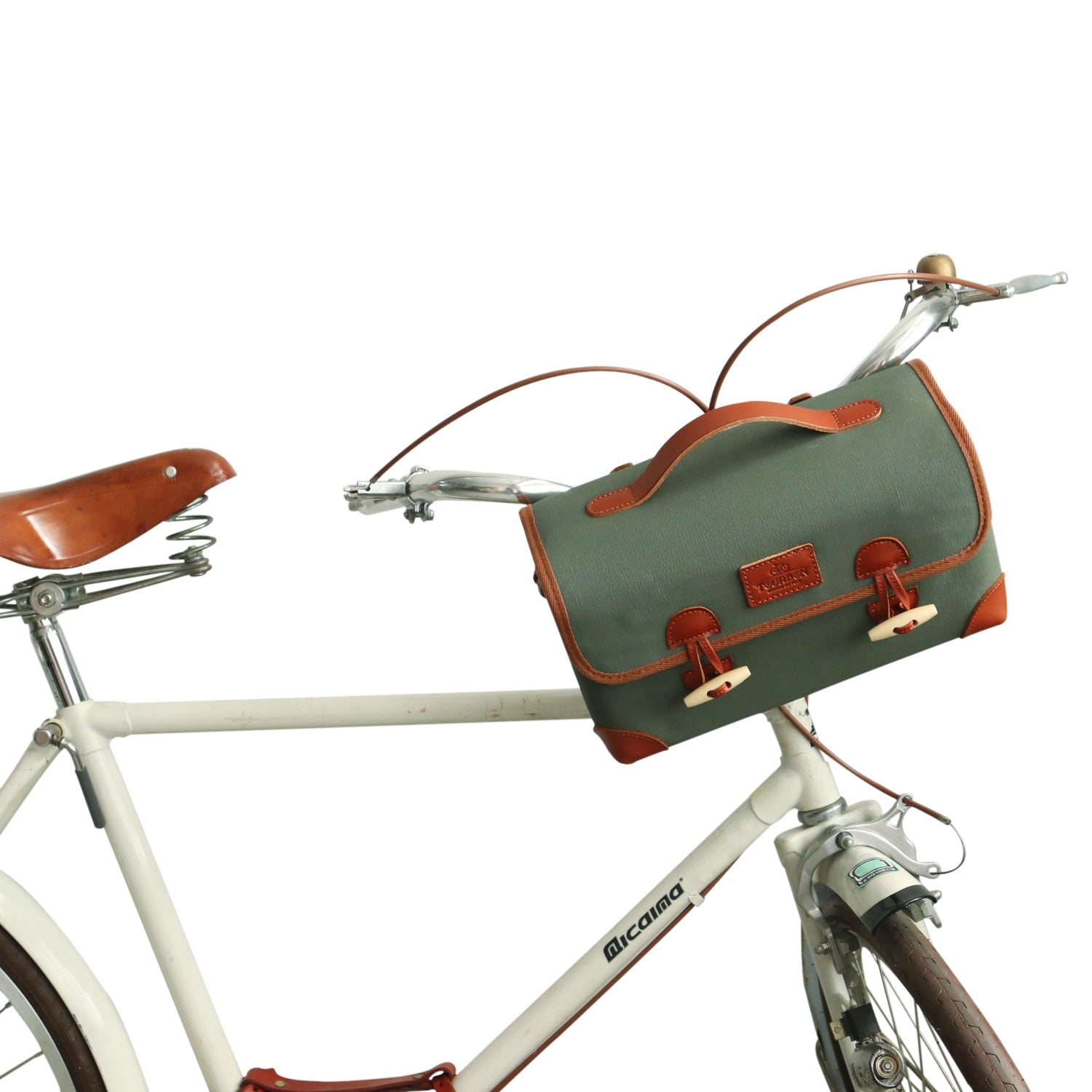 Sacoche porte bagage arrière vélo multi-usages vintage Pédale Maurice