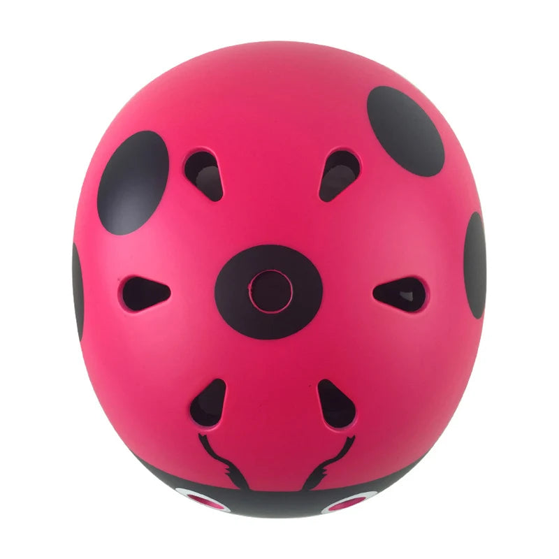 Casque vélo enfant coccinelle