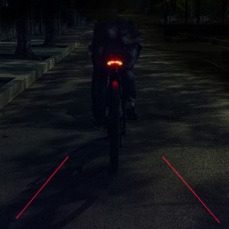 Éclairage vélo arrière LED avec télécommande Pédale Maurice