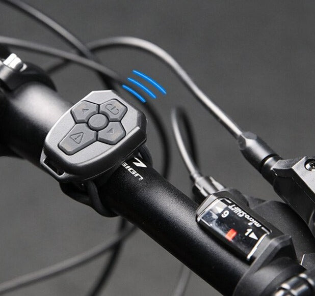 Éclairage vélo arrière clignotant LED & télécommande 500mAh Pédale Maurice