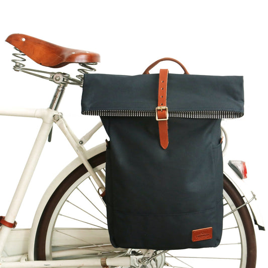 Sacoche sac à dos vintage de vélo