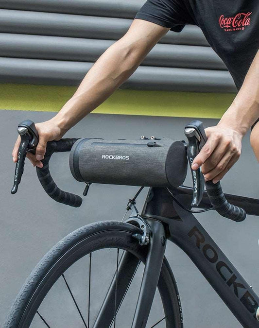 Sacoche guidon en tube pour vélo multi-usage étanche