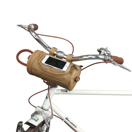 Sacoche guidon de vélo pour téléphone style vintage