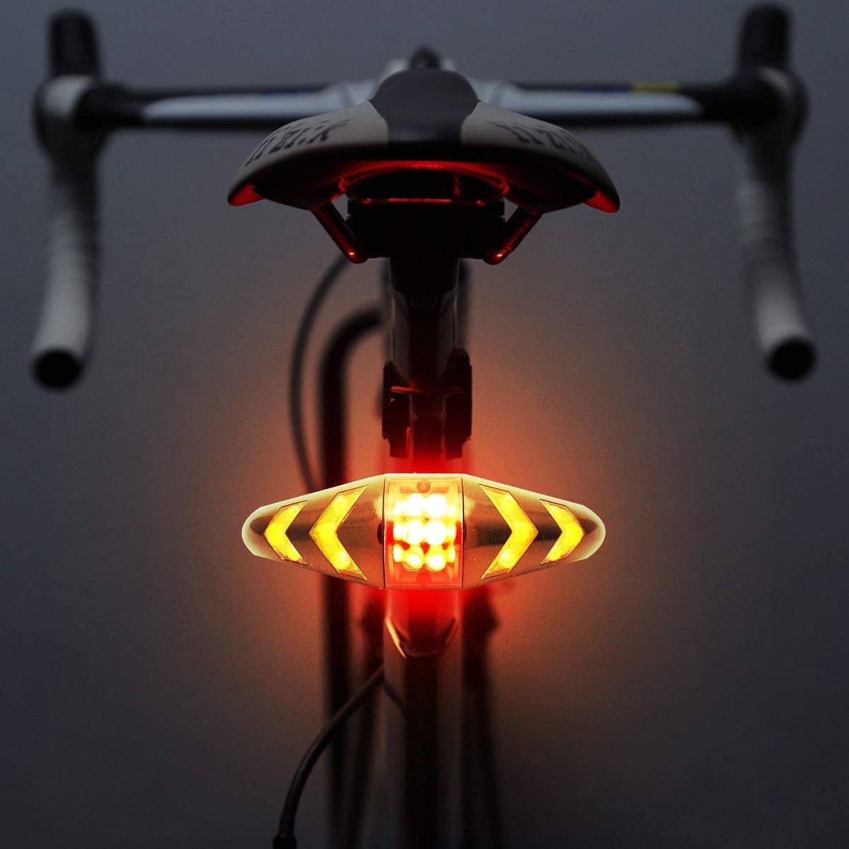 Éclairage vélo arrière clignotant avec télécommande 500mAh Pédale Maurice