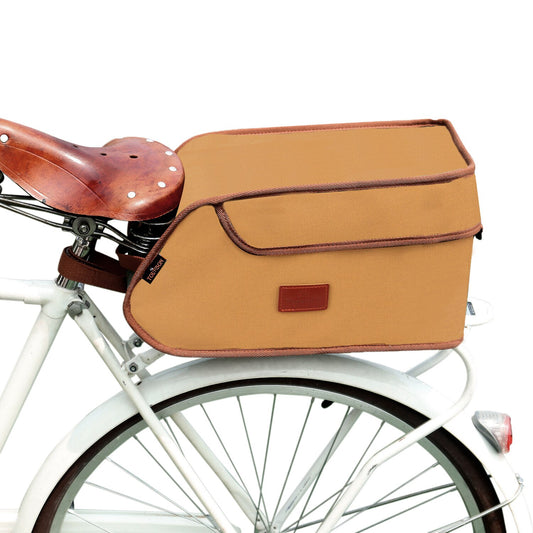 Sacoche vélo porte bagage arrière vintage isotherme & étanche
